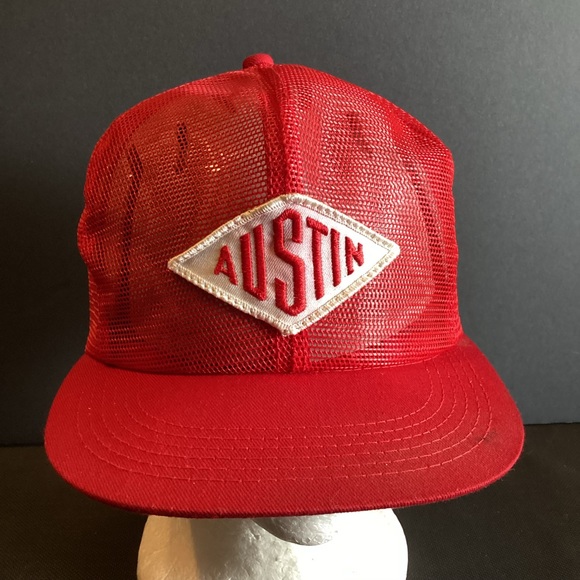 kbrand Accessories Vintage Austin Patch Mesh Made In Usa Trucker